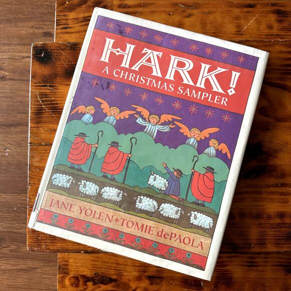 Vintage 1991 Hark! A Christmas Sampler Hardcover Book - Picture 1 of 11